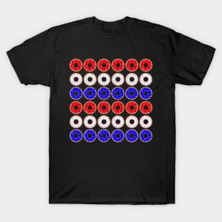 Patriotic Donuts (Horizontal) T-Shirt